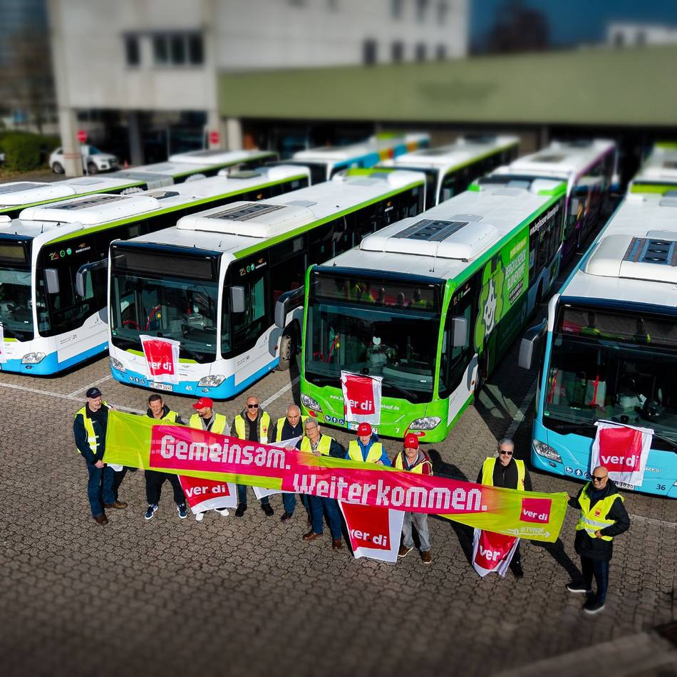 Warnstreik am Freitag und Samstag: Erneuter Stillstand bei den Bahnen der Stadt Monheim