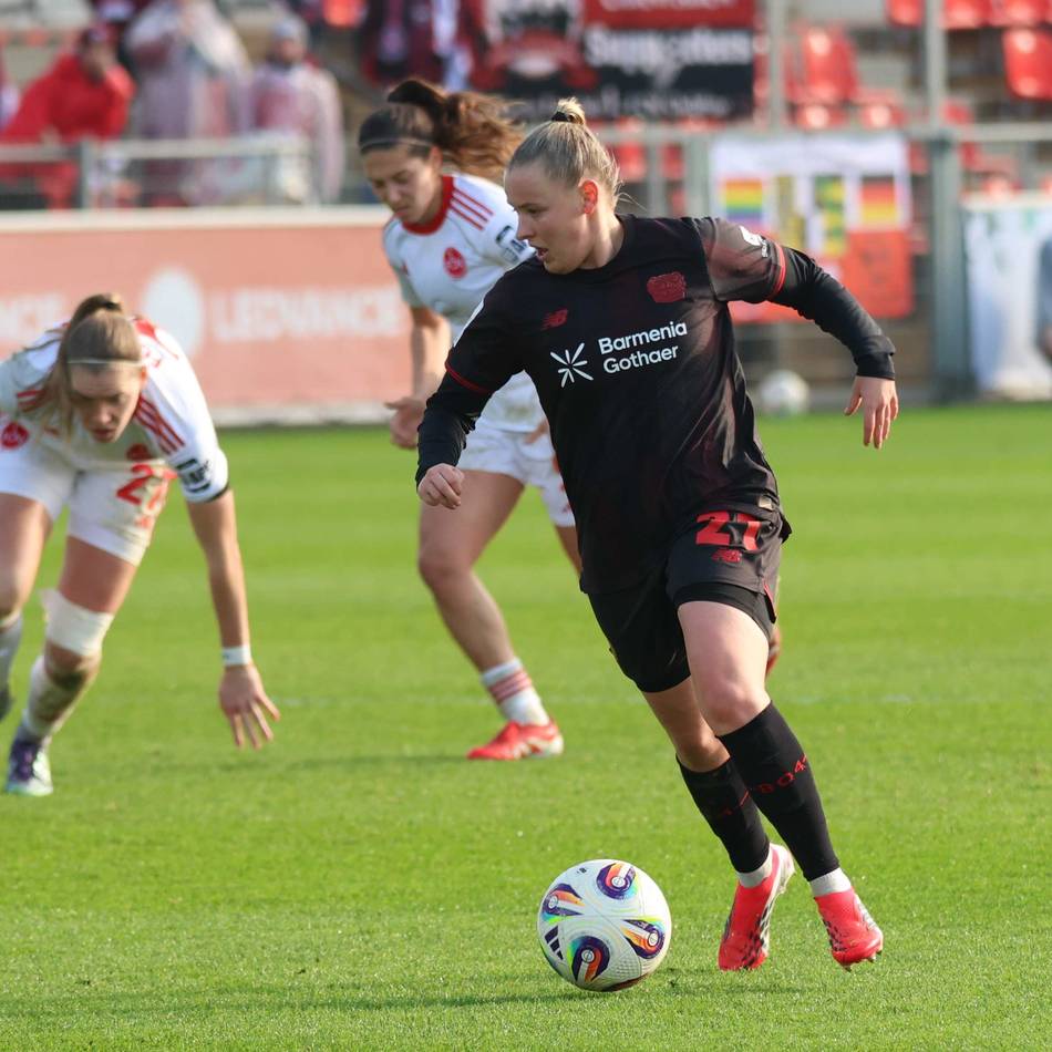 Köln kommt nach Leverkusen: Bayers Frauen wollen ihren Vorsprung im Derby verteidigen