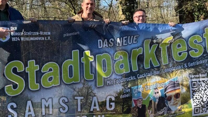 Brauchtum in Grevenbroich: Stadtparkfest mit neuem Konzept – „Geier Sturzflug“ zu Gast in Wevelinghoven