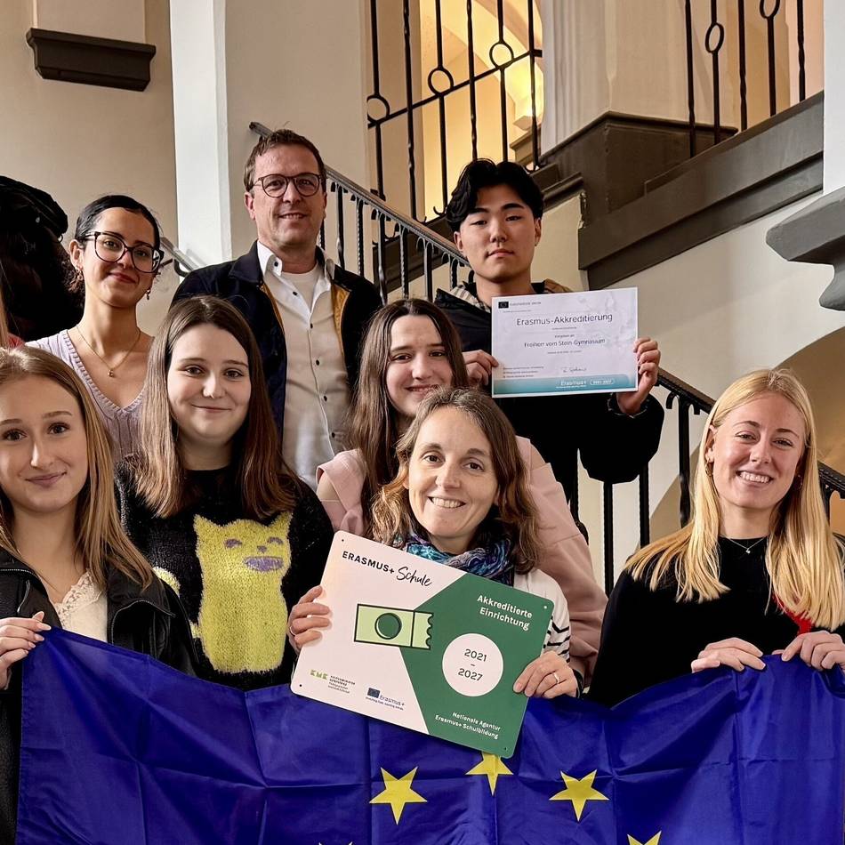 Aufwendiges Verfahren: Klever Freiherr-vom-Stein-Gymnasium ist jetzt Erasmus-Schule