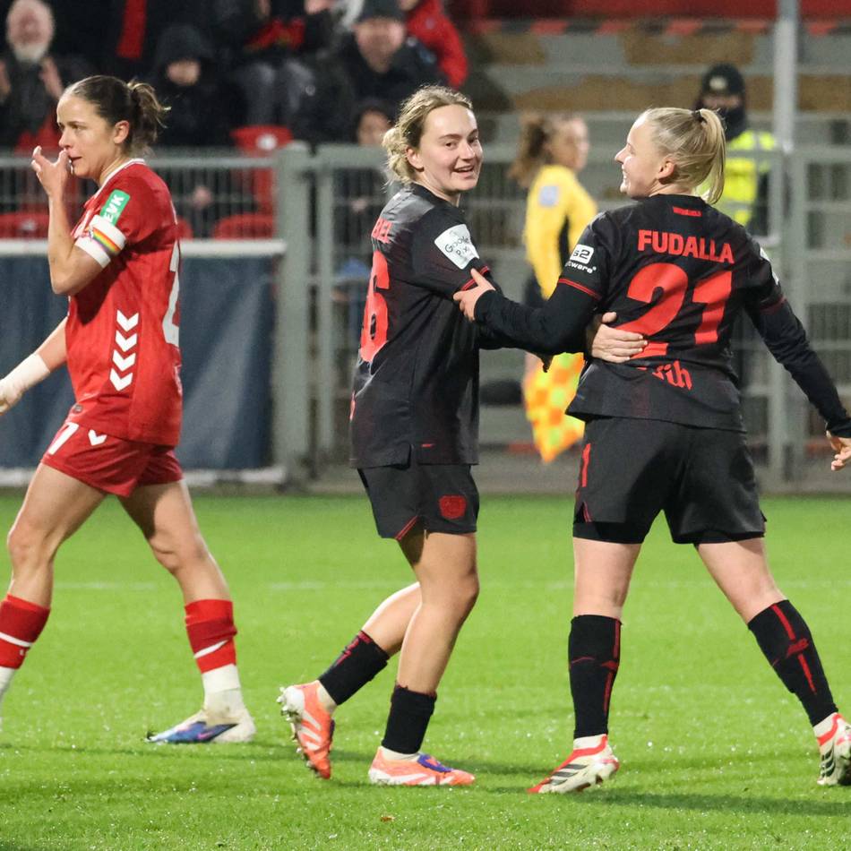 „Ein hartes Stück Arbeit“: Bayers Frauen überstehen Drangphase und feiern Derbysieg