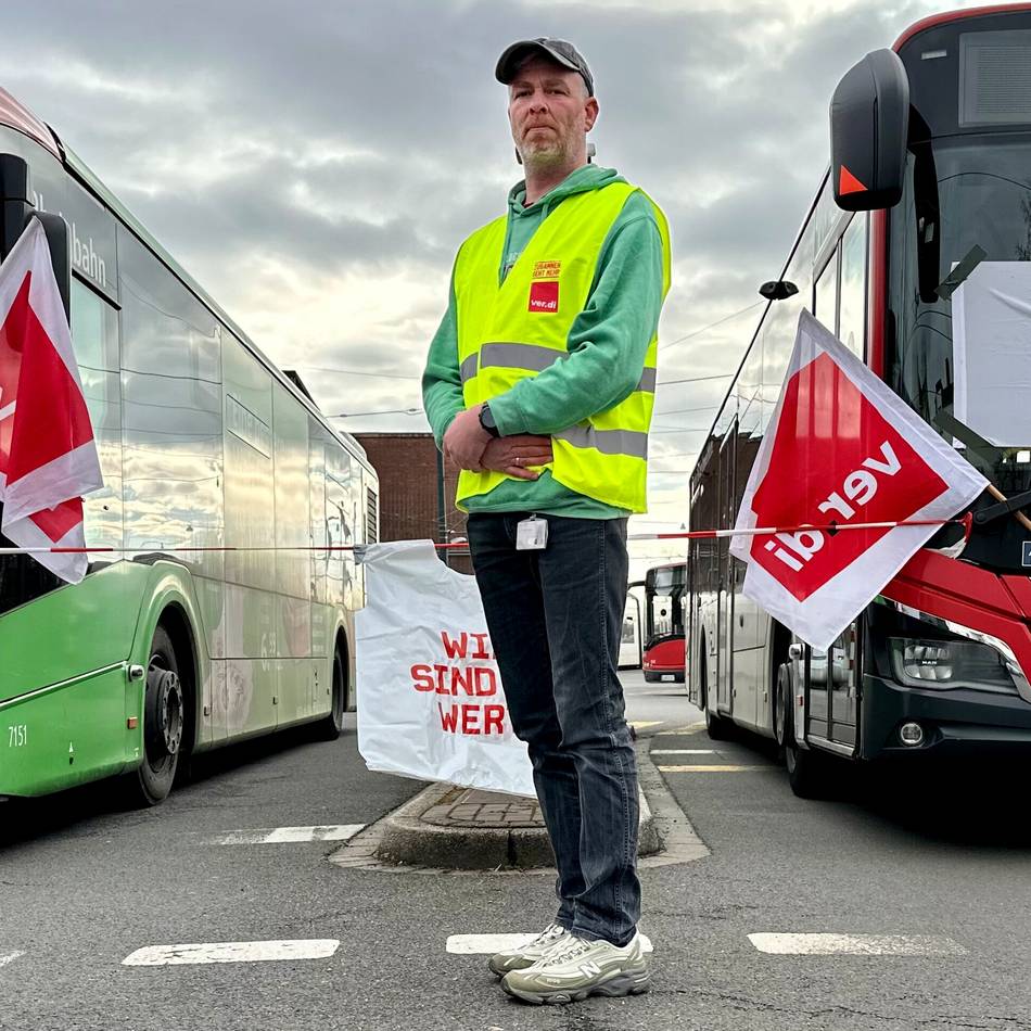 Rheinbahn-Streik in Düsseldorf: „Die Arbeitszeiten zehren körperlich an uns“
