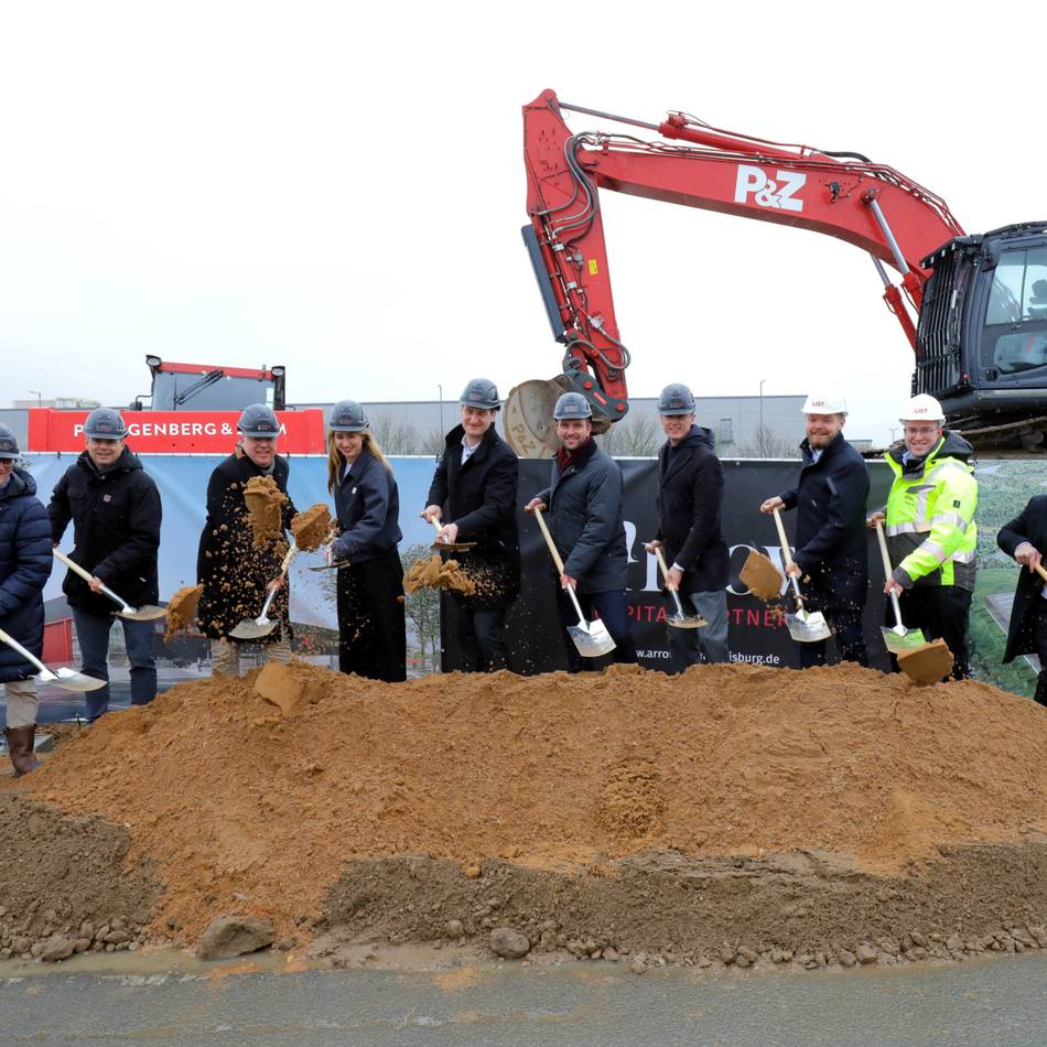 Erster Spatenstich für Großprojekt in Rheinberg: Jetzt geht es auf dem Messe-Areal richtig los