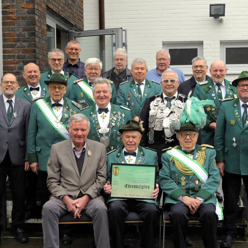 Einkehrtag im Rheinberger Norden: St. Evermarus Borth ehrt langjährige Schützen für ihre Treue