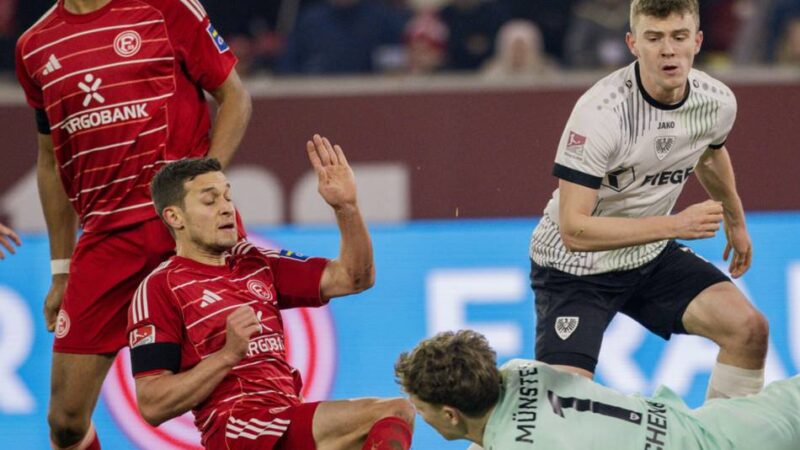 0:0 gegen Münster: Fortuna kommt im Abstiegskampf nicht von der Stelle