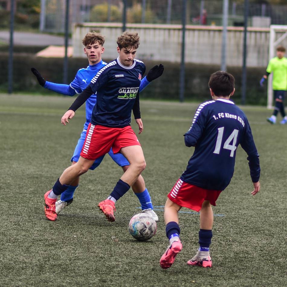 Jugendfußball im Kreis Kleve: Nackenschlag in letzter Sekunde für den 1. FC Kleve