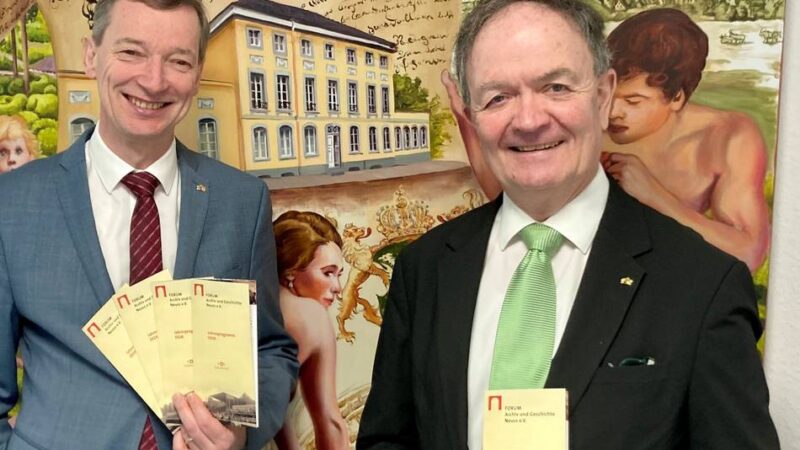 Forum Archiv und Geschichte Neuss: „Das Forum widmet sich dem grünen Neuss“