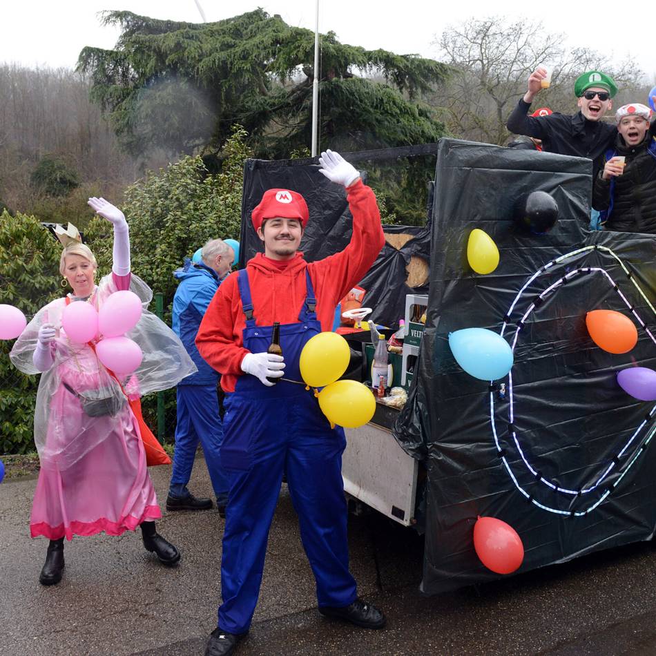 Karnevalsumzug 2026 in Allrath: 100 Teilnehmer zum 100-Jährigen – „unser Zug ist nicht kaputt zu kriegen“