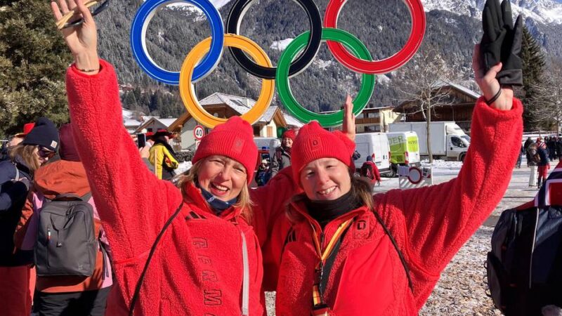 Olympische Winterspiele in Italien: Zwei Freundinnen erfüllen sich einen Traum