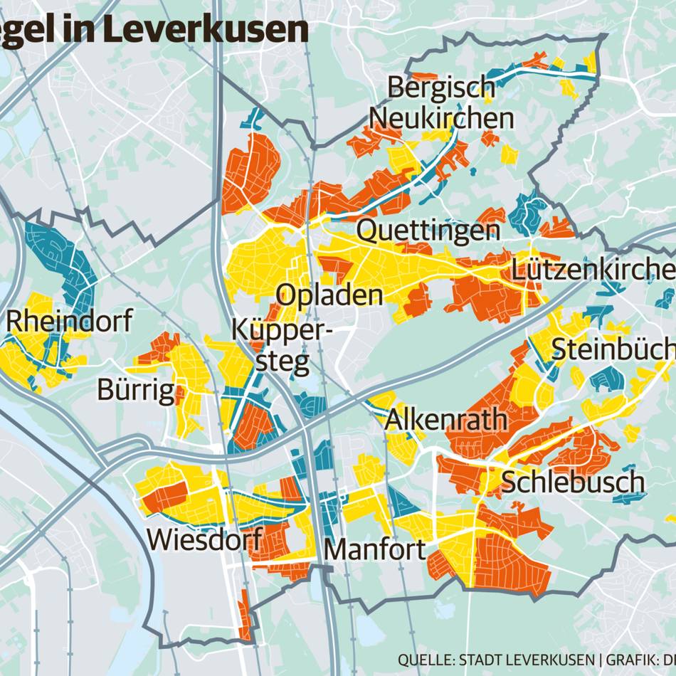 Wohnungsmarkt in Leverkusen: Die geteilte Stadt – das Ost-West-Gefälle bleibt
