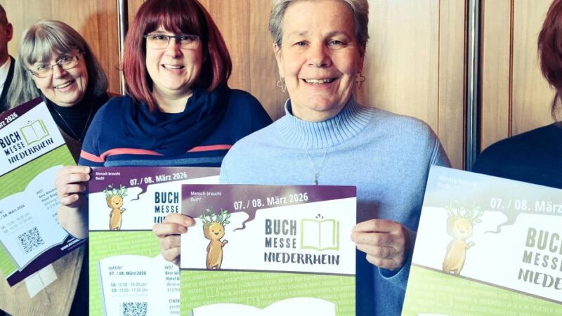 Erste Buchmesse in Brüggen: Es ist Zeit für mehr Bücher, Niederrhein!