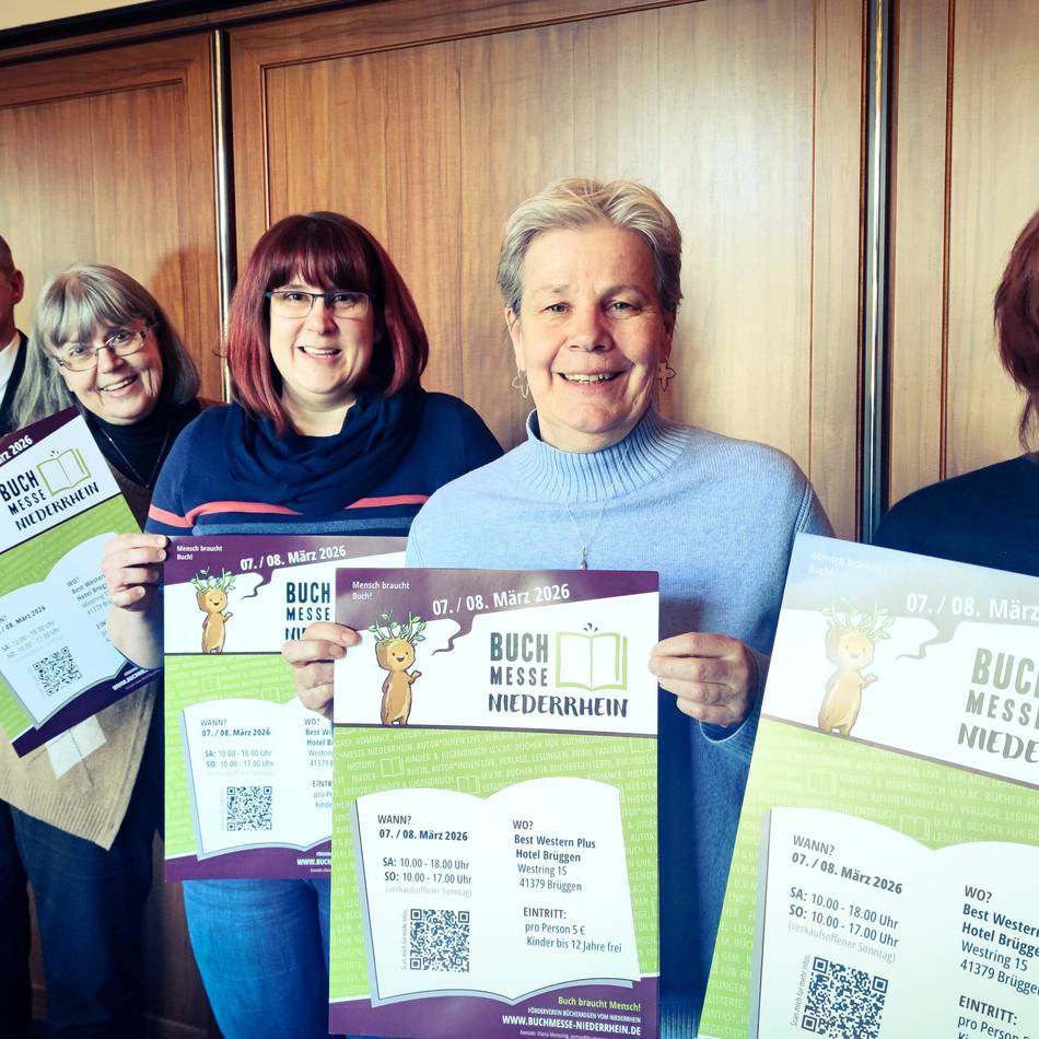 Erste Buchmesse in Brüggen: Es ist Zeit für mehr Bücher, Niederrhein!