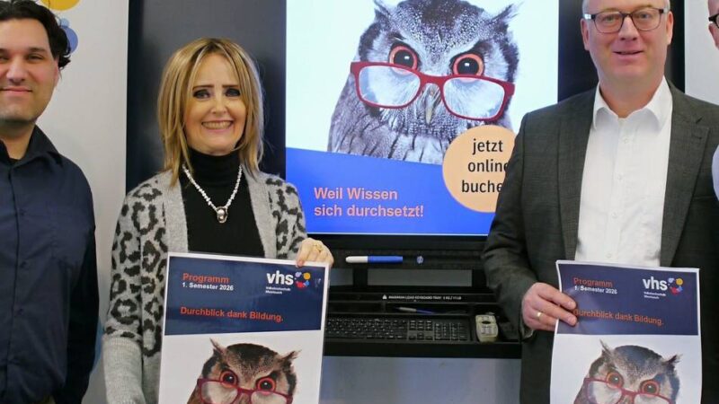 Frühjahrsprogramm startet: Volkshochschule rückt Bildung in den Fokus