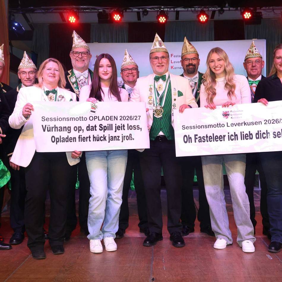 Karneval in Leverkusen – Session 2025/26: Tschüss Rogério – Alaaf Stefan