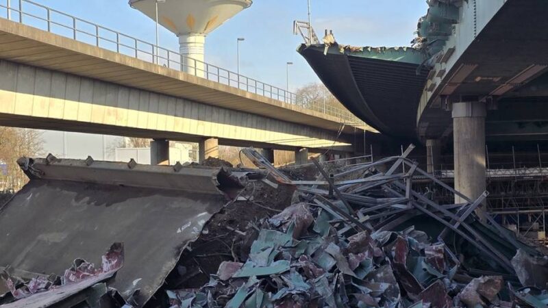 Autobahnausbau in Leverkusen: An der A1 wird geknabbert