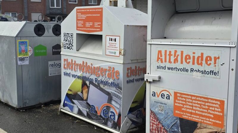 Stadt Leverkusen arbeitet an neuen Konzepten: Müllferkeln an der Wertstoffinsel auf der Spur