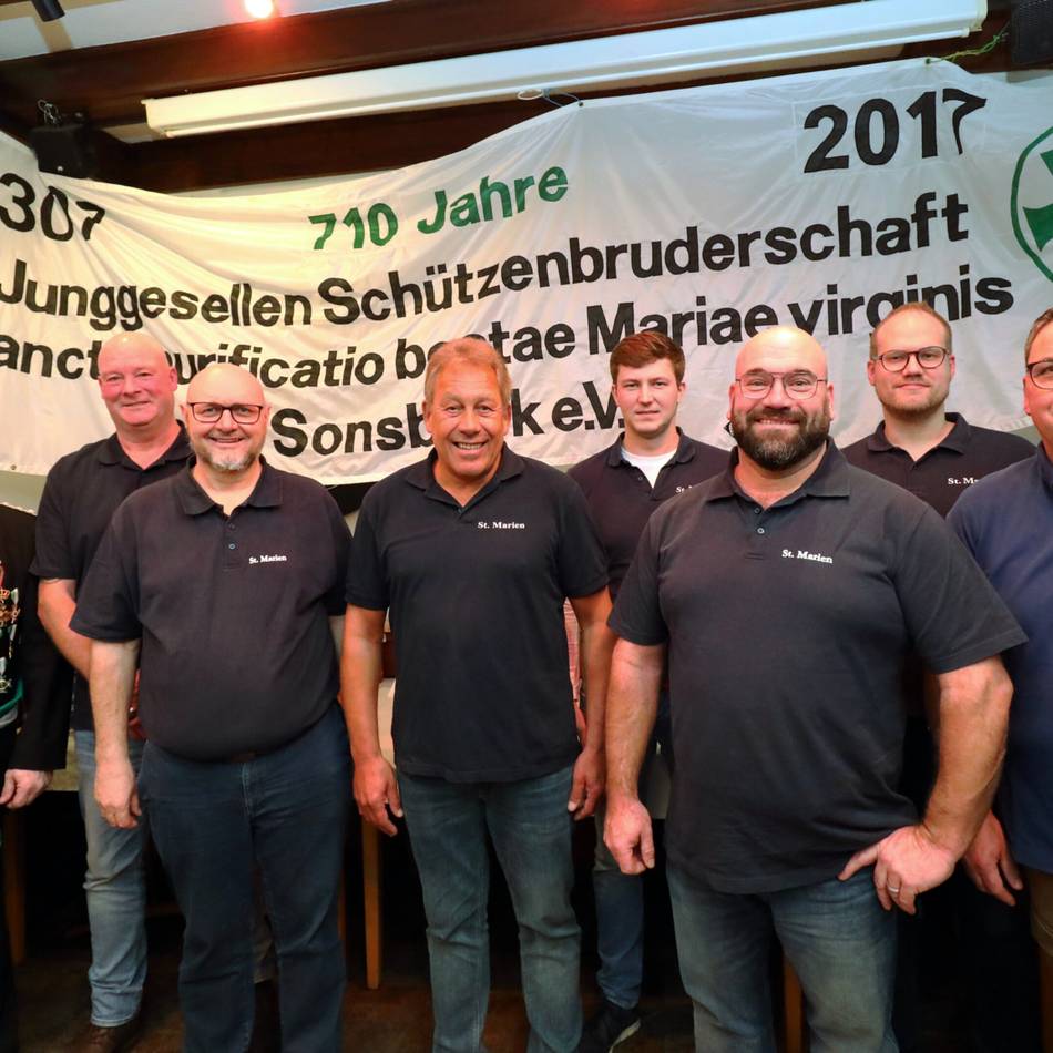 Patronatsfest in Sonsbeck: Jungschützen ehren langjährige Mitglieder