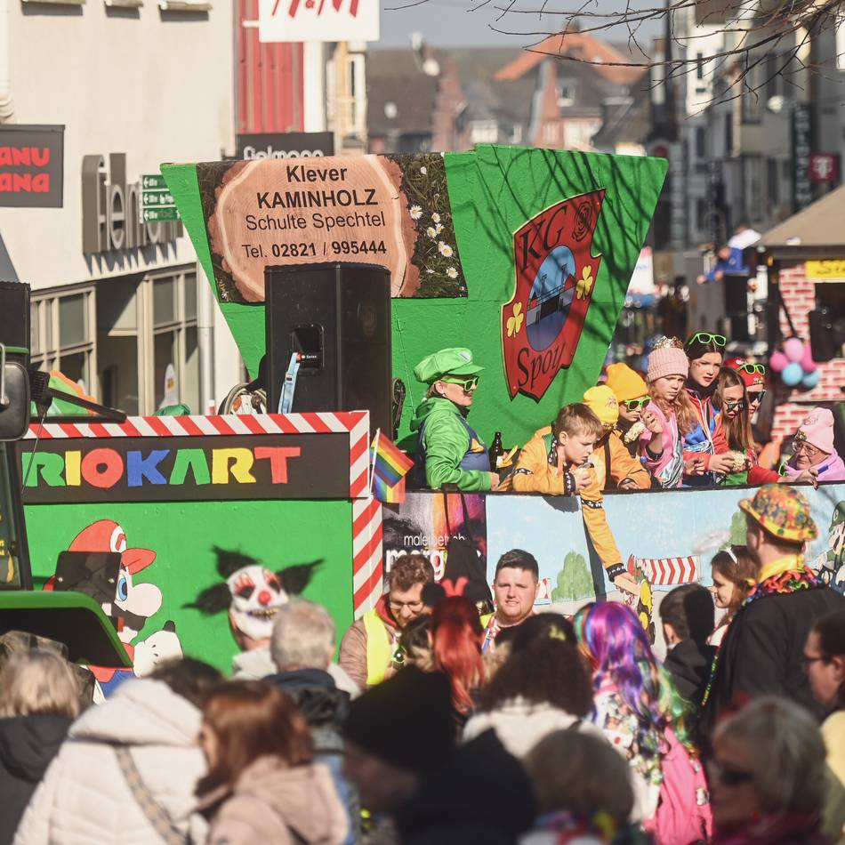 Tausende Jecke werden erwartet: Das ist der Plan für den Rosenmontagszug 2026 in Kleve