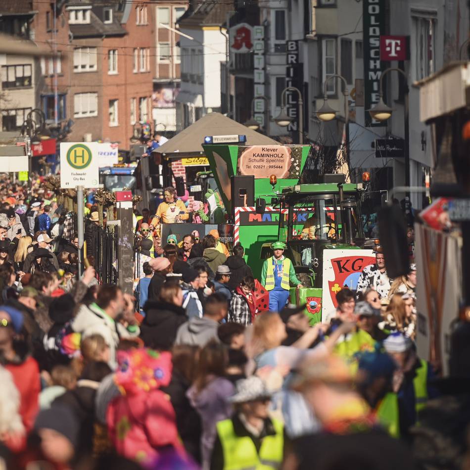 Karneval im Kreis Kleve 2026: Das sind alle Termine der Karnevalszüge im Kreis Kleve 2026