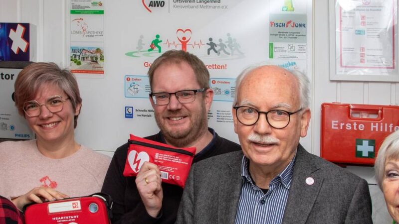 Notfallvorsorge in sozialen Einrichtungen: Erste-Hilfe-Ausbildung bei der Awo Langenfeld