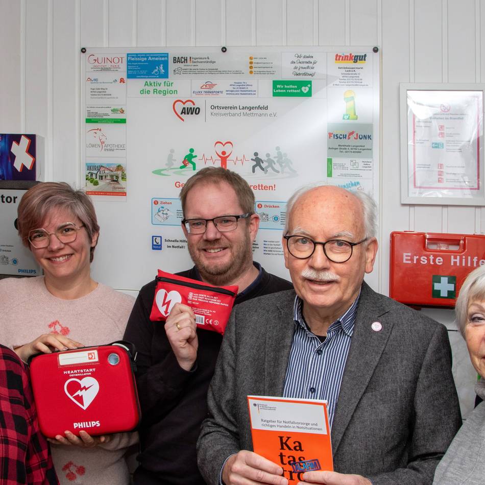 Notfallvorsorge in sozialen Einrichtungen: Erste-Hilfe-Ausbildung bei der Awo Langenfeld