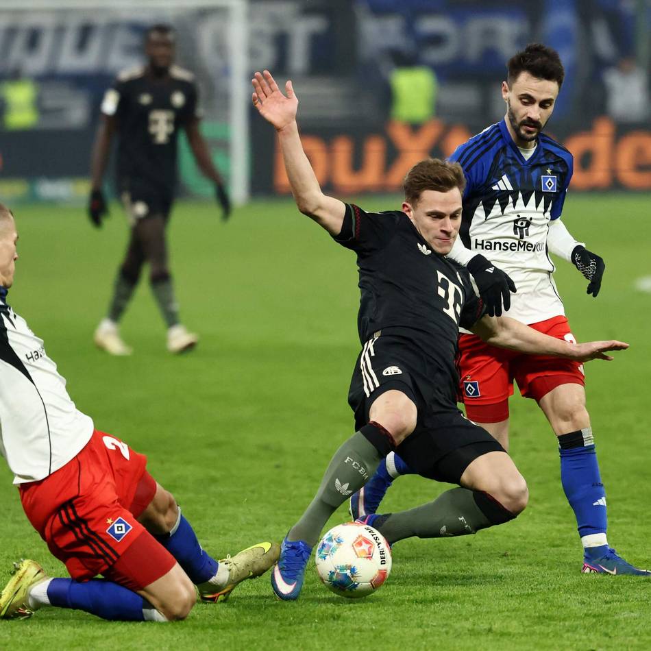 Chance für Verfolger: Starker HSV trotzt Bayern ein 2:2 ab