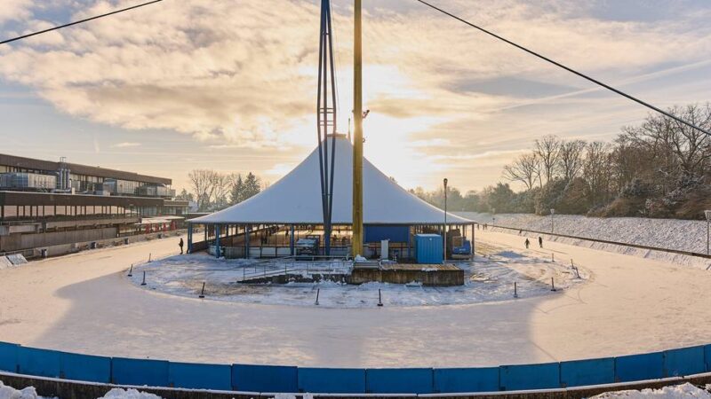 Open-Air-Eislaufen über die Karnevalstage möglich: Saison im Grefrather Eissport- und Eventpark endet Mitte März