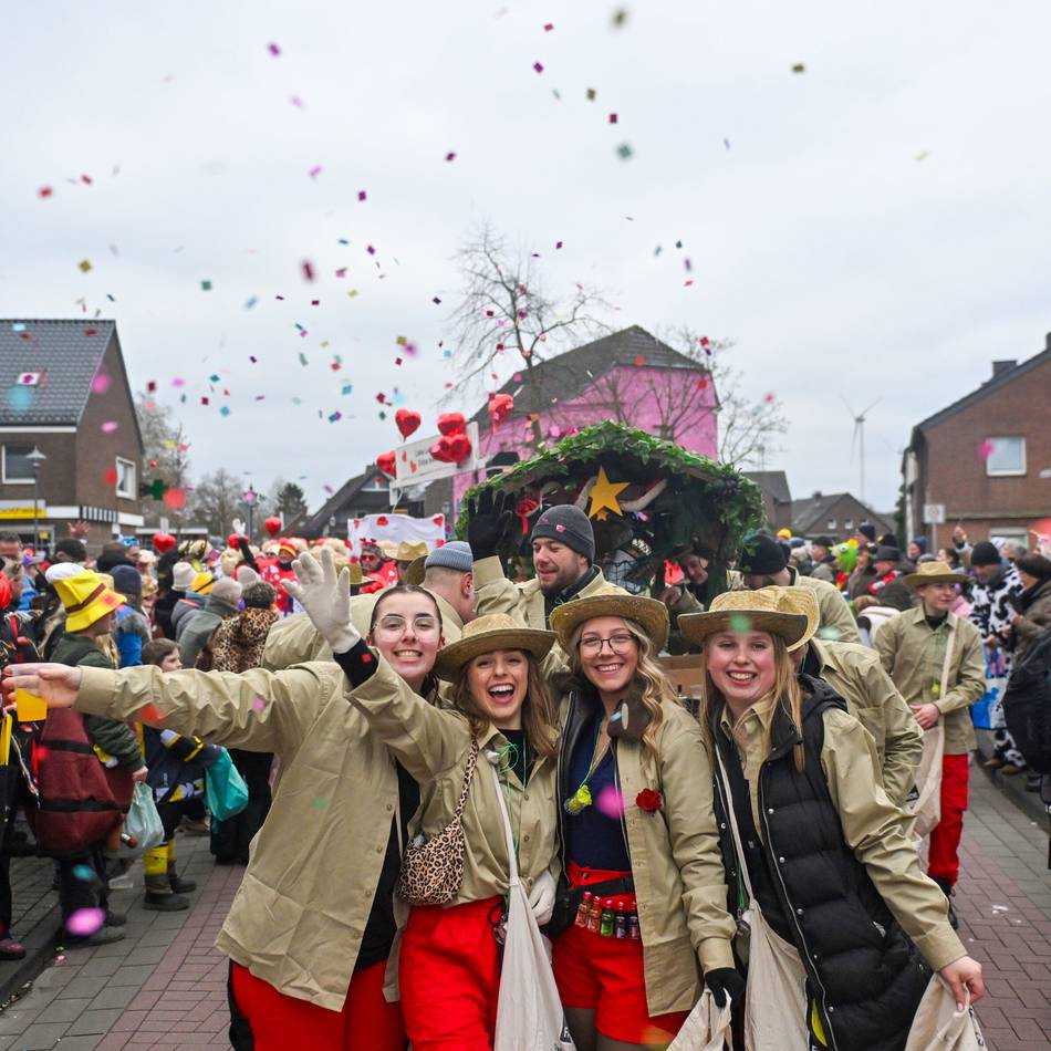 Von Dschungelcamp bis Discoqueen: Sevelen tanzt sich am Valentinstag im Karneval warm