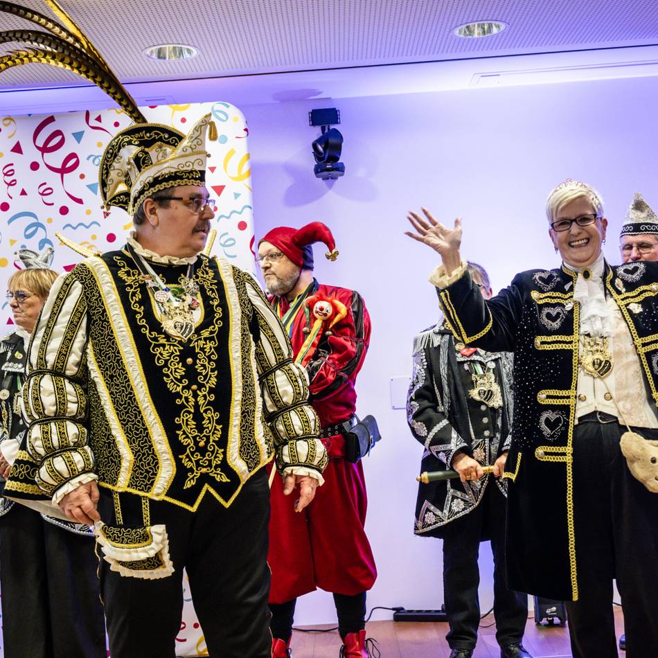 Prinzenempfang bei der Rheinischen Post: Monheim hat den „Prinz mit den schönsten Beinen“