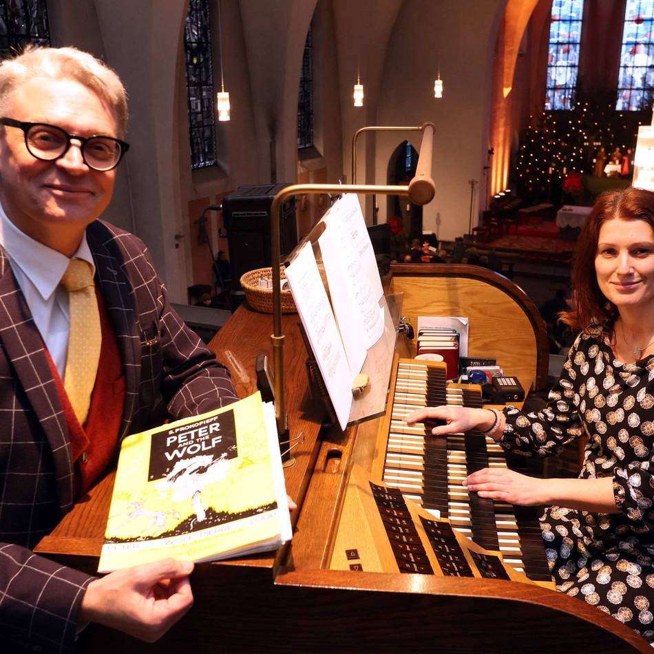 Konzert für Kinder in Leverkusen: Peter und der Wolf  – mit raffiniert vielen Orgelpfeifen