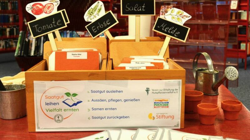 Stadtbücherei in Radevormwald: Es wird wieder Saatgut angeboten