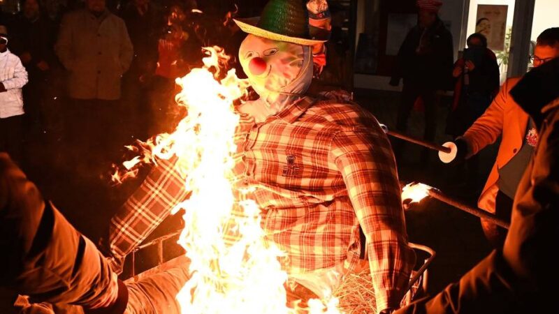 Karneval in Radevormwald: „Nubbel“ musste für die Karnevalssünden büßen