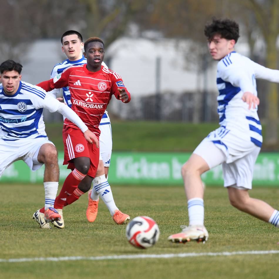 Klarer Sieg in DFB-Nachwuchsliga: Fortunas U17 lässt den MSV Duisburg alt aussehen