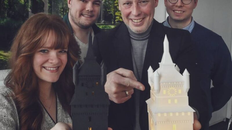 Handwerk trifft Hightech in Kleve: Die Schwanenburg gibt es jetzt aus dem 3D-Drucker