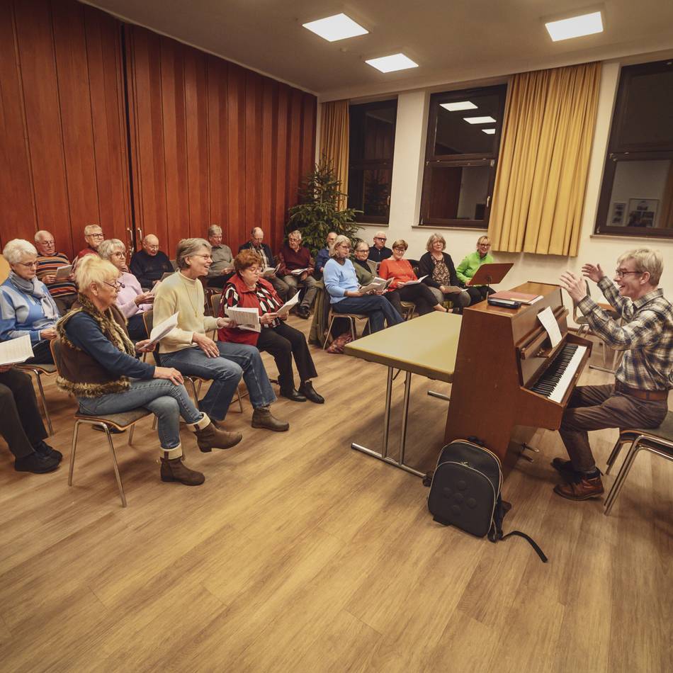 Jeden Freitag Gotteslob im Canisiushaus: Wie sich der Kirchenchor Donsbrüggen für die Zukunft wappnet