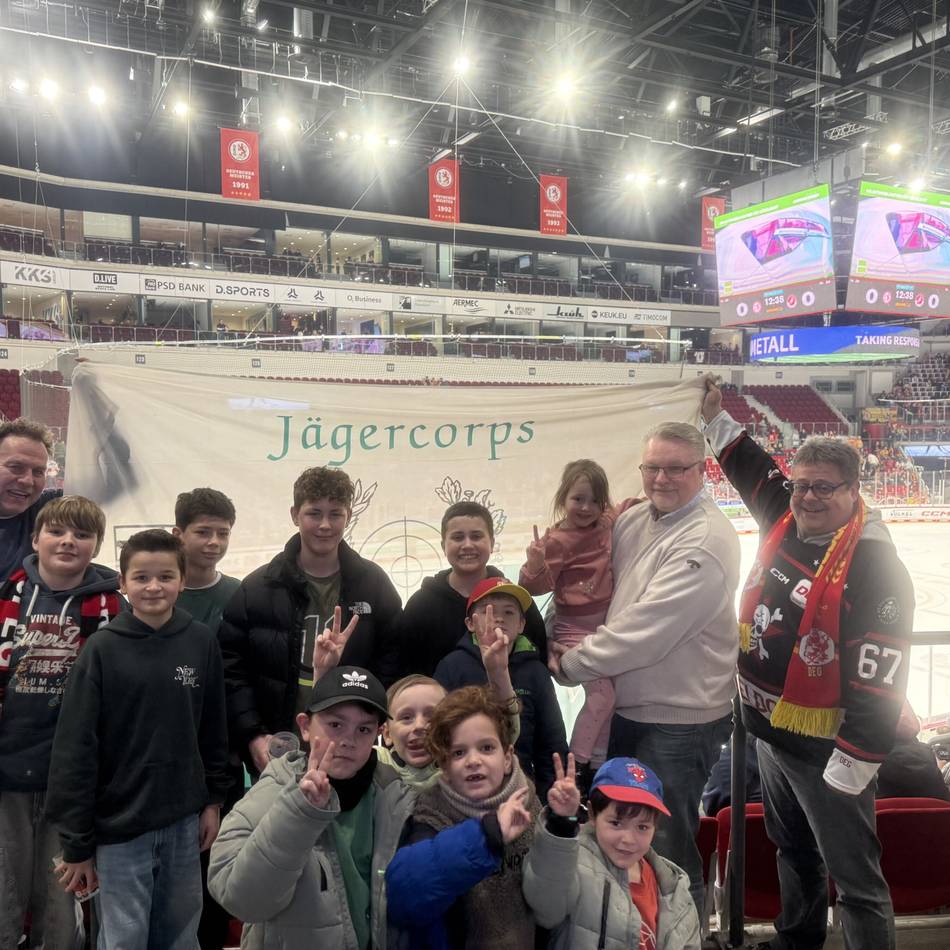 Programm für die Schützenjugend: Kaarster Jägercorps mit 70-köpfiger Gruppe bei der DEG