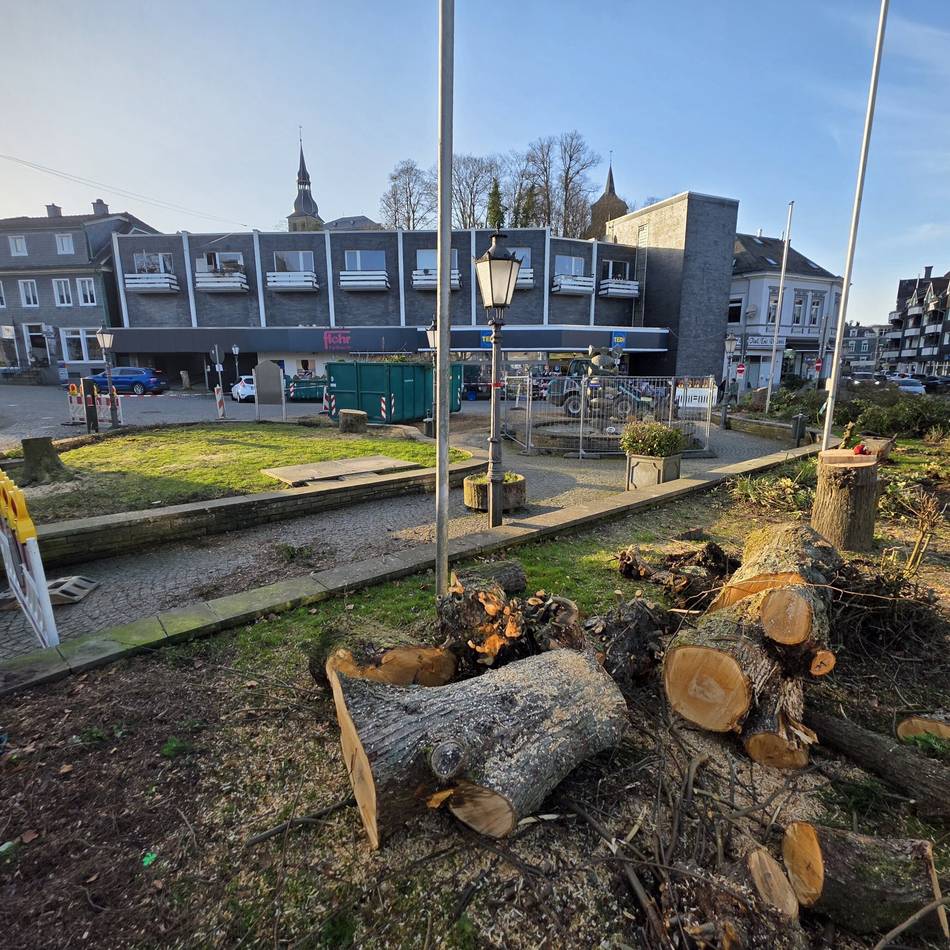 Hückeswagener Innenstadtumgestaltung: Vorbereitung für Wilhelmplatz-Umbau