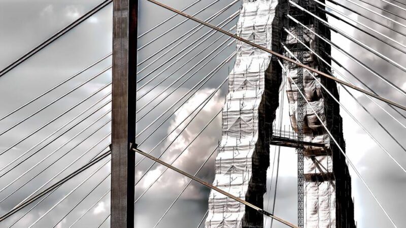 Rheinquerung bei Leverkusen: A1-Brückenhälfte wandert als Foto ins Rathaus