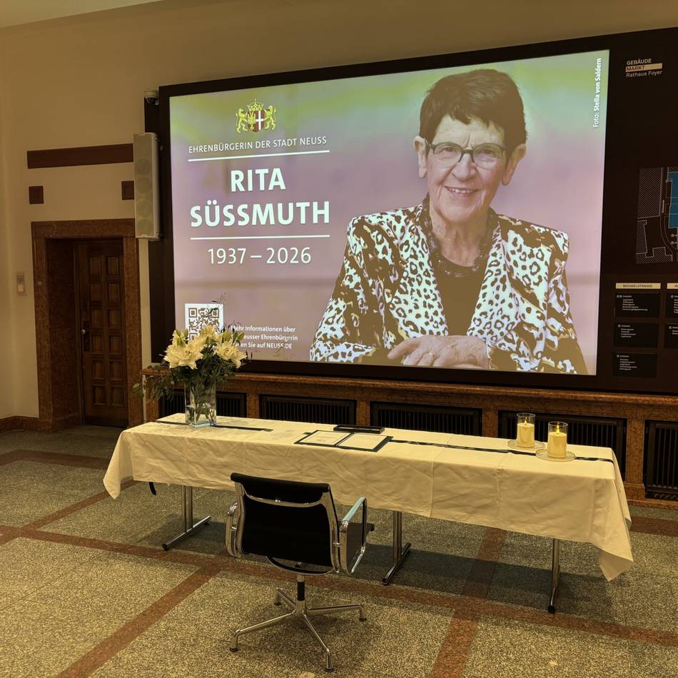 Beisetzung und Trauerstaatsakt in Berlin: Neuss verabschiedet Rita Süssmuth