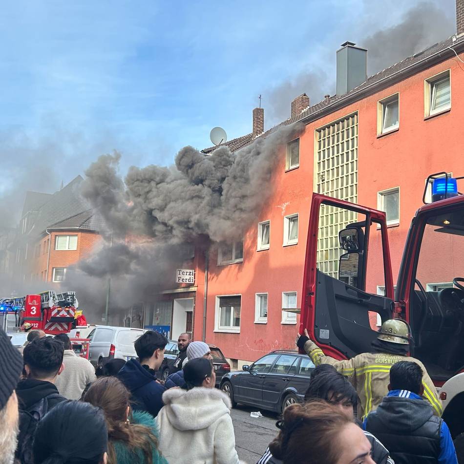 Brand in Duisburg-Marxloh: Wohnung nach Feuer nicht mehr bewohnbar