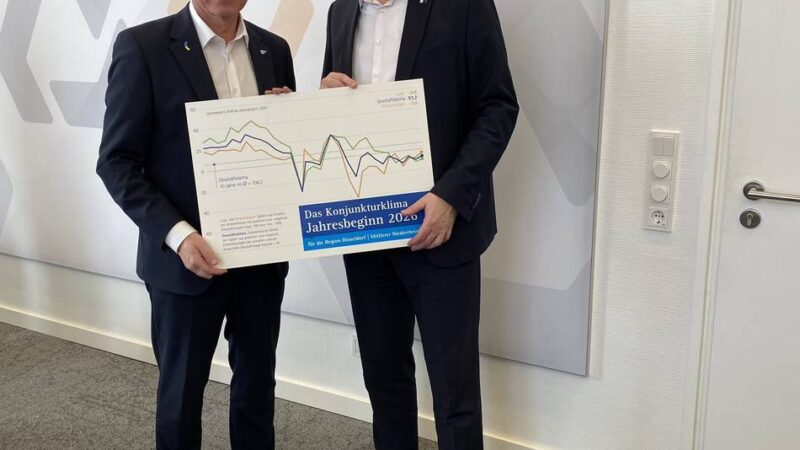 Frühjahrsumfrage der IHK Mittlerer Niederrhein: „Die Abwärtsdynamik scheint gestoppt“
