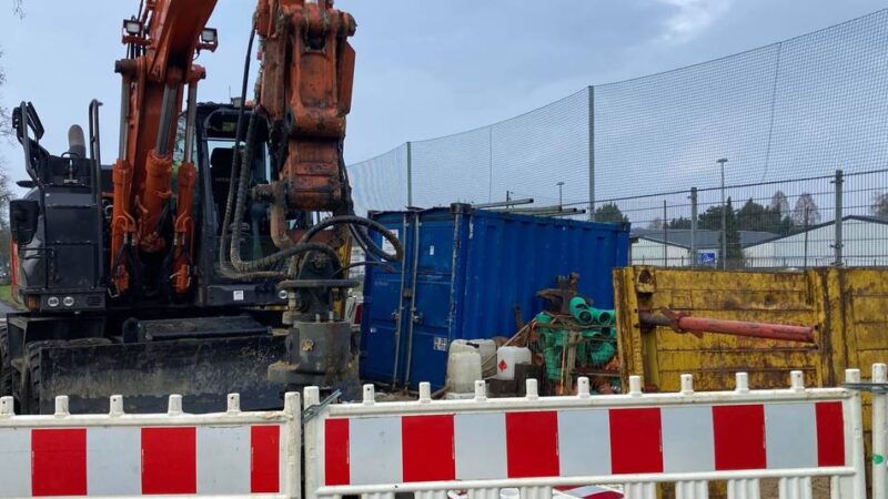 Interimsbau an der Breite Straße: Bauarbeiten für siebte Mönchengladbacher Gesamtschule haben begonnen