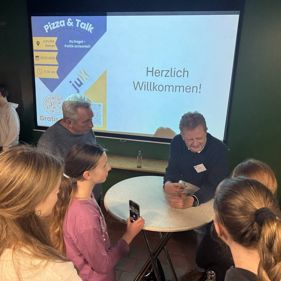 Angebot für Jugendliche in Xanten: Auf eine Pizza mit der Kommunalpolitik