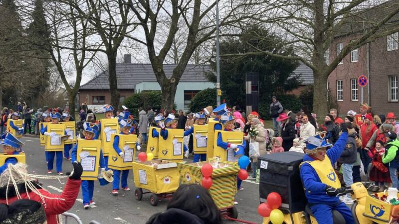 Karneval in Brüggen: So bunt war der Nelkensamstagszug in Bracht 2026