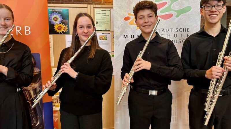 „Jugend musiziert“ in Meerbusch: Beeindruckende Flötentöne