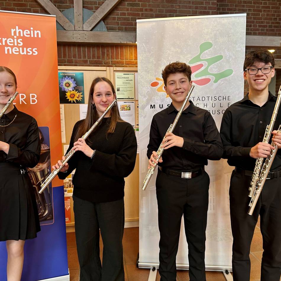 „Jugend musiziert“ in Meerbusch: Beeindruckende Flötentöne