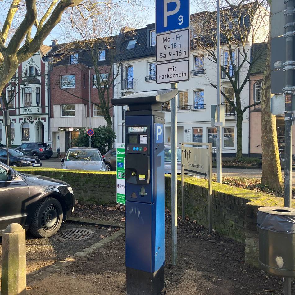 Parkgebühr noch bei 1,50 Euro: Automaten in Kempen noch nicht umgestellt