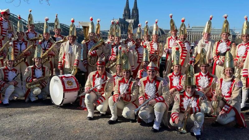 Musikverein Menzelen begleitet Kölner Dreigestirn: Die Freude an der Musik wiegt jeden Schmerz auf