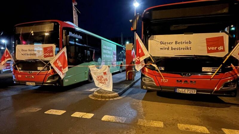 Streik bei der Rheinbahn: Diese Busse fahren „wahrscheinlich“