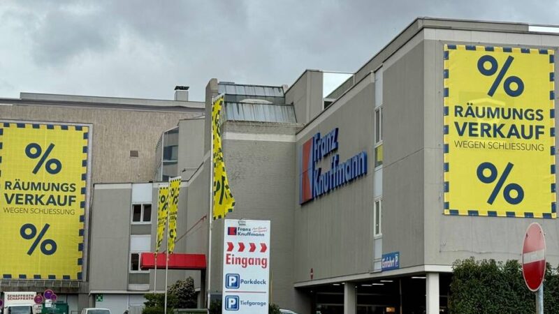 Räumungsverkauf bei Knuffmann: „Im Lager liegen noch Millionen-Werte“